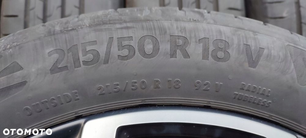 Opony Letnie Continental EcoContact 6Q 215/50/18 92V 2020r 4x6,5mm Bdb. - 12