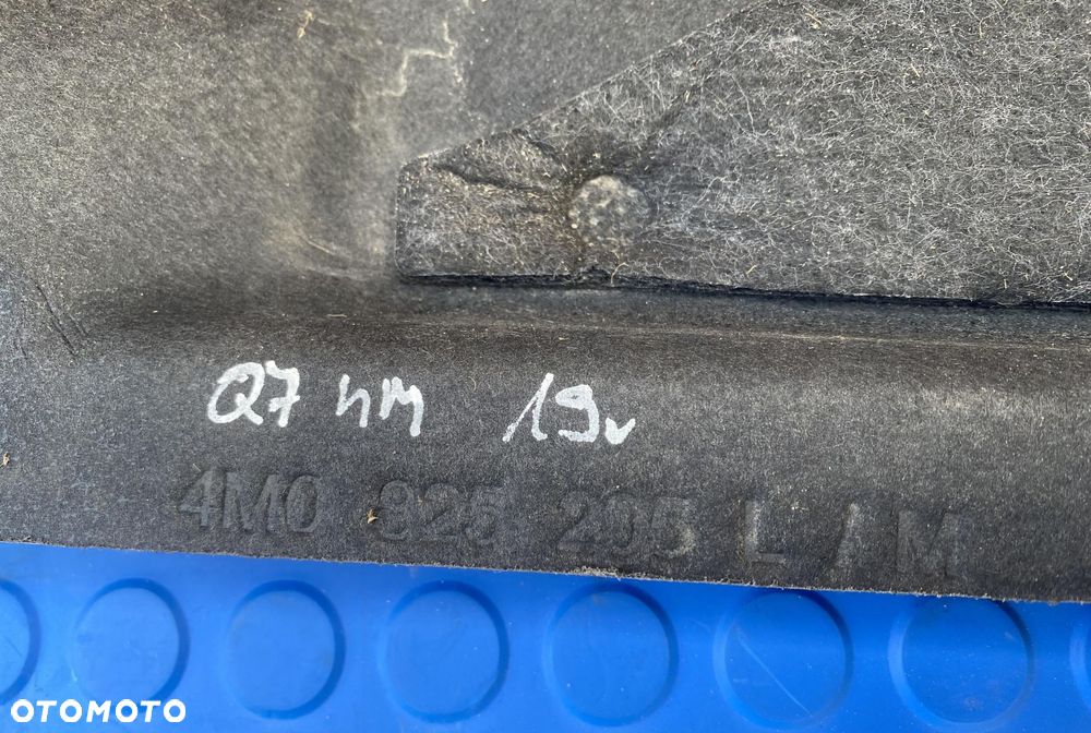 AUDI Q7 4M 4M0825205L LEWA OSŁONA PODWOZIA PŁYTA ORYGINAŁ - 3