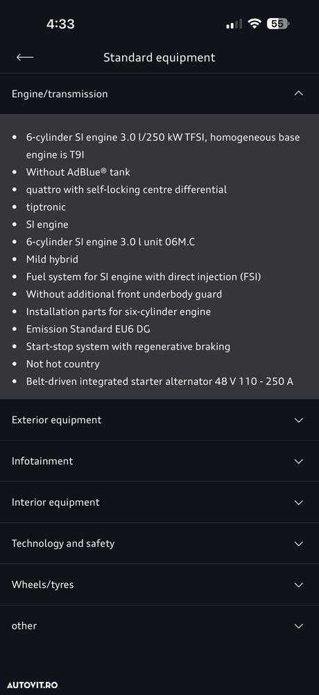 Audi A8 A8L 3.0 55 TFSI quattro Tiptronic - 25