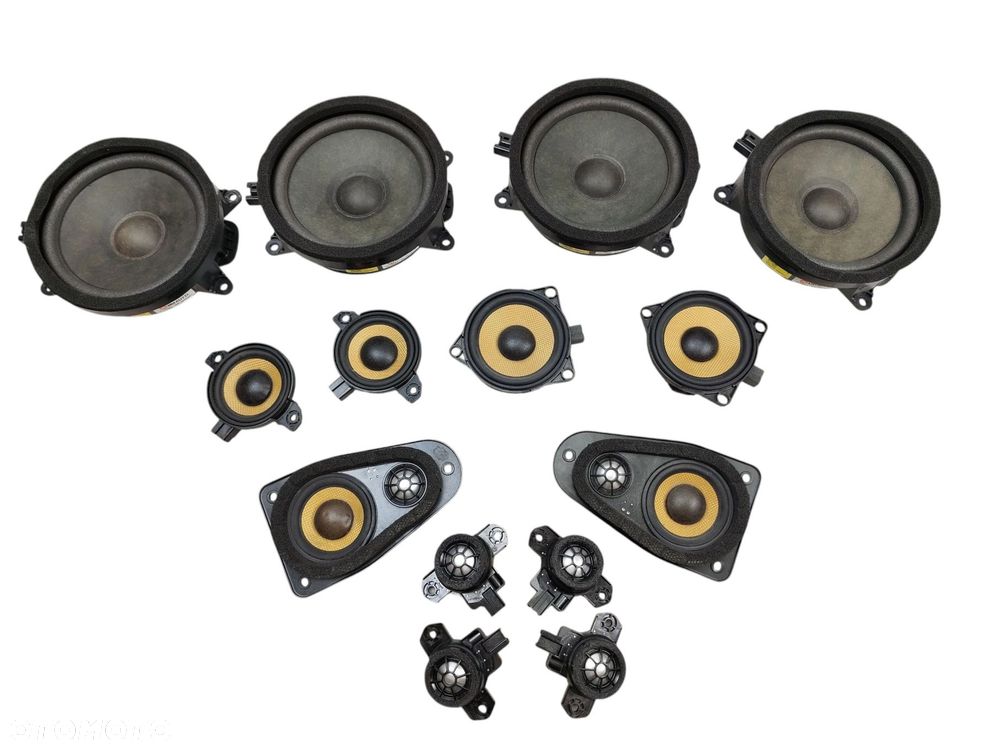 GŁOŚNIKI KOMPLET VOLVO S90 II 31350429 31456664 31350430 31456665 31456249 - 1