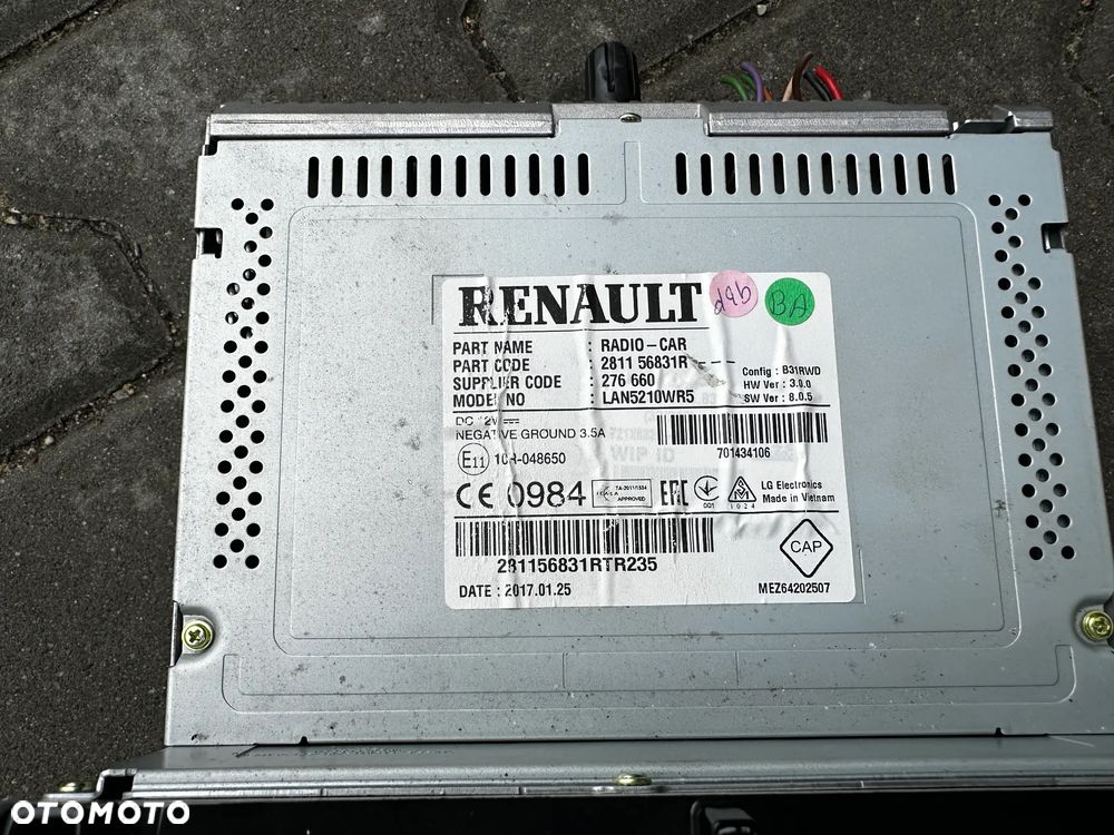 Radio Nawigacja Tablet Renault Clio IV Lift Orygniał Sprawne - 3