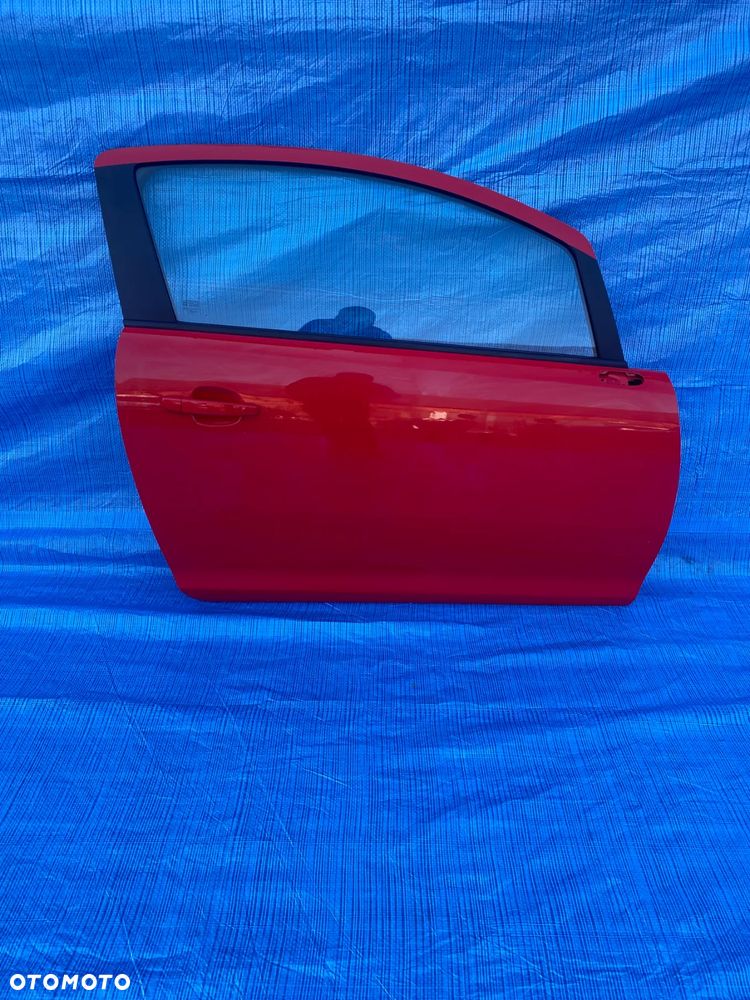 DRZWI PRAWY PRZÓD PRAWE PRZEDNIE CORSA D 2011 CZERWONE - 2