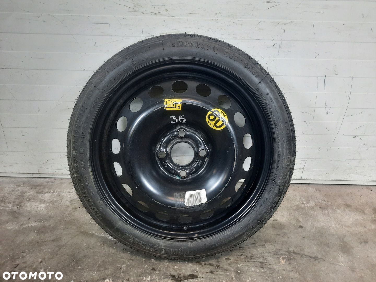 Opel Astra H KOŁO DOJAZDOWE dojazdówka 115/70 R16 4x100 2160126 16 - 1