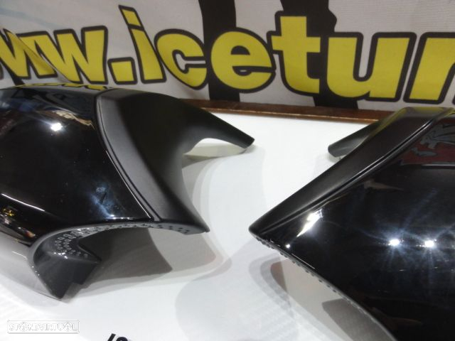 Capas / carcaça  de espelhos preto brilhante BMW E90, E91, E92, E93 2008-2013 LCI M3 Look - 5