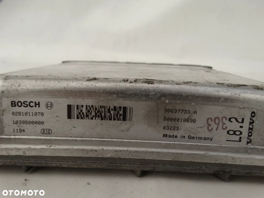 KOMPUTER STEROWNIK SILNIKA 2.4 D4D VOLVO S60 FORD 4S71-12A650-PA F-VAT - 3