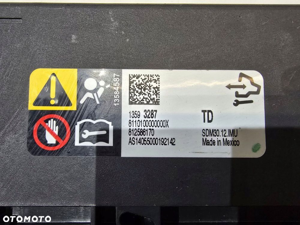 moduł sensor poduszek powietrznych airbag insignia a 13r lift eur 13593287 - 4