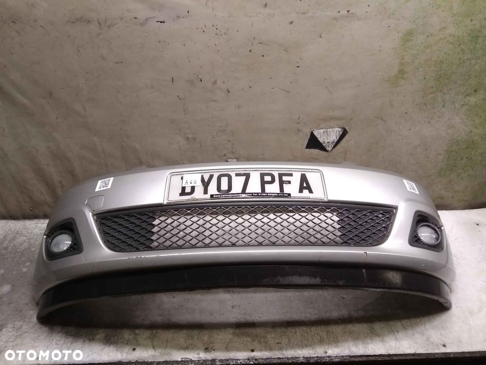 + ZDERZAK PRZÓD PRZEDNI FORD FIESTA MK.6 6 VI LIFT FL 62 SREBRNY HALOGENY