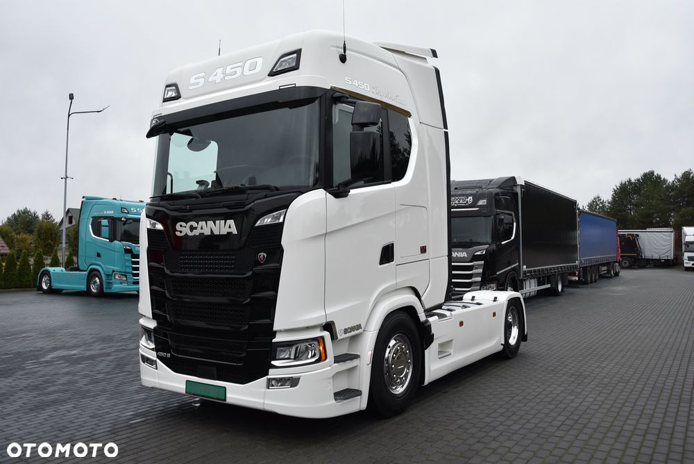 Scania S 450 MAXX OPCJA ! / CAŁA NA PODUSZKACH / SKÓRY / ALU-FELGI / VIRTUALNE ZEGARY / KLIMA POSTOJOWA / XII 2021 / FULL LED / STANDARD / RETARDER / ! Jak nowa ! ! - 1