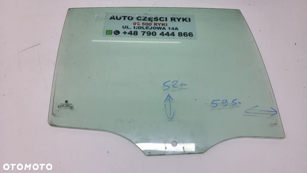 Skoda Fabia I Sedan Szyba Boczna Drzwi tył - 2
