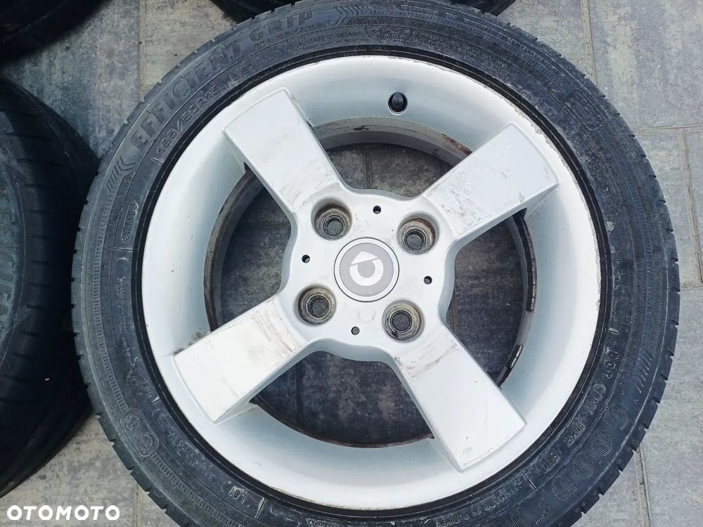 FELIGI Z OPONAMI ALUMINIOWE SMART FORFOUR R15 4X100 60.1mm OPONY 195/50 R15 LATO NR4 - 2
