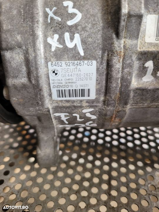 Compresor Clima Ac Bmw X3 F25 X4 F26 X3 E83 Etc 2.0 D Motor N47 Cod - 8