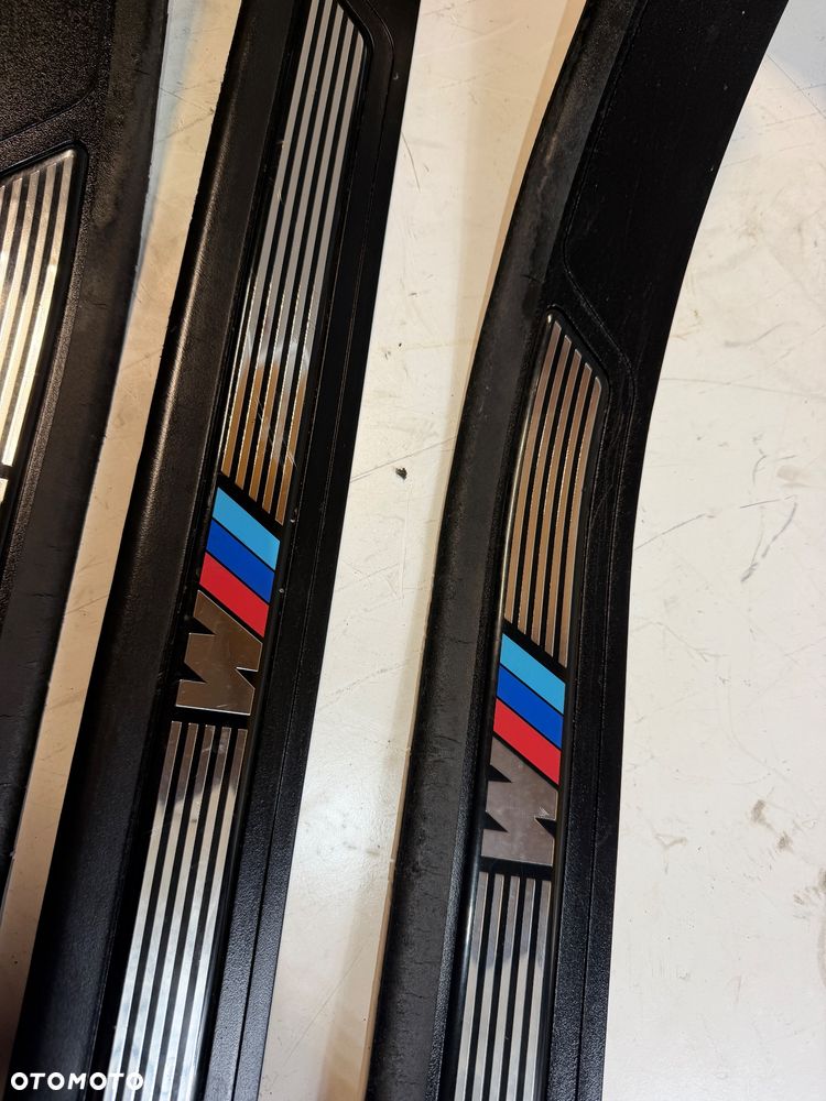 Nakładki progowe listwy M pakiet bmw e39 3 ładne jedna słaba - 5