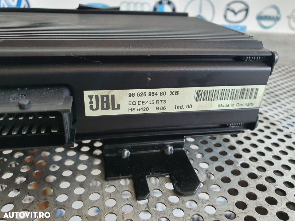 Statie Amplificare Audio JBL Citroen C6 C5 An 2006-2012 Cod 9662695480 - 3