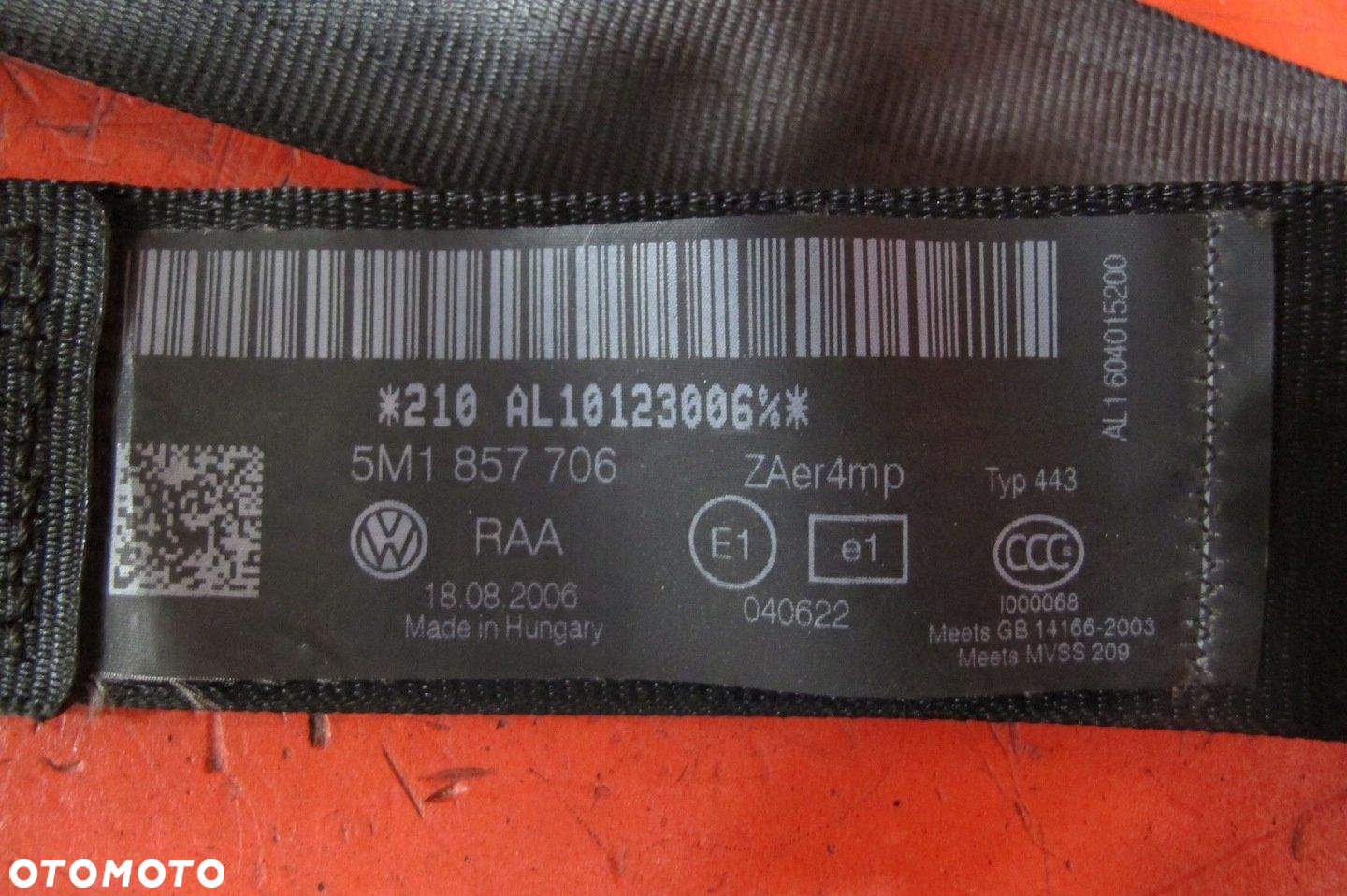 VW GOLF PLUS  DESKA KONSOLA KOKPIT PODUSZKI AIRBAG PASY SENSOR KOMPLET EU - 8