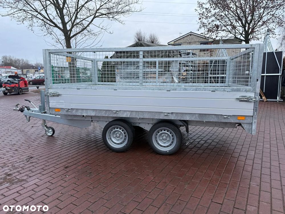 Saris Przyczepa Kiprowana Saris Tipper K1 306 170 2700 2 + nadstawki siatkowe 306x170x30cm 2 osie DMC 2700kg WYPRZEDAŻ! - 3
