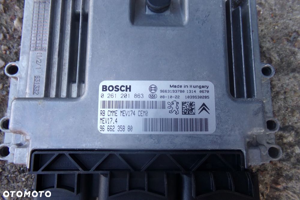 Komputer sterownik silnika 9666235880 Citroen Peugeot - 4