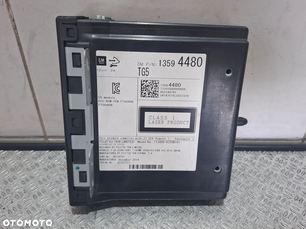 Radio CD Opel Insignia A 2015 rok lift nr 13594480 - 2