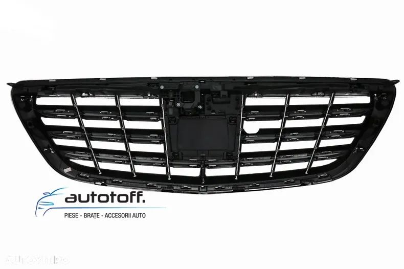 Bara fata si grila centrala compatibila Mercedes S-Class W222 (13-17) S65 Design - 7