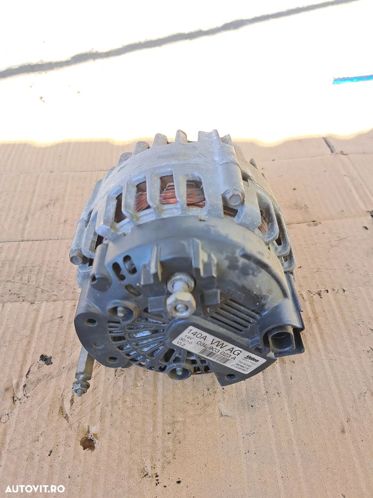 Alternator generator dinam 14V 140A Valeo Original VW Golf 6, Passat B7, Touran, Polo 6R, Skoda Octavia 2, Superb 2 1.6tdi CAY - 2