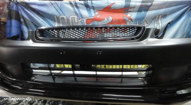 Para-choques frontal honda civic 1999-2001 2 / 3 / 4 portas em plástico ABS - 44