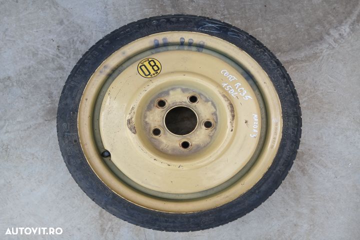 Roata de rezerva slim R15 M2615X4T 115/70 R15 M2615X4T 115/70 R15 Maz - 1