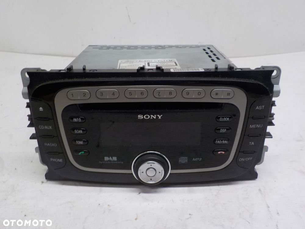 FORD GALAXY MK3 S-MAX RADIO SONY DAB MP3 KOD - 1