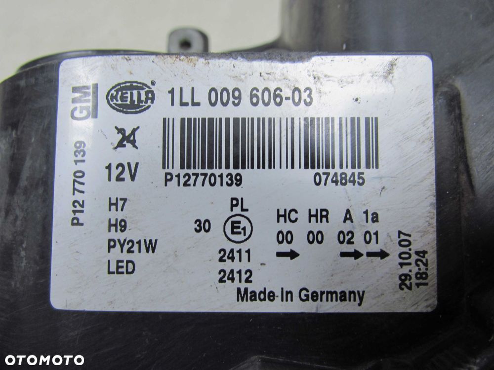 SAAB 9-3 93 LIFT 07-11 LAMPA PRZOD LEWA UK 1LL009606-03 - 8