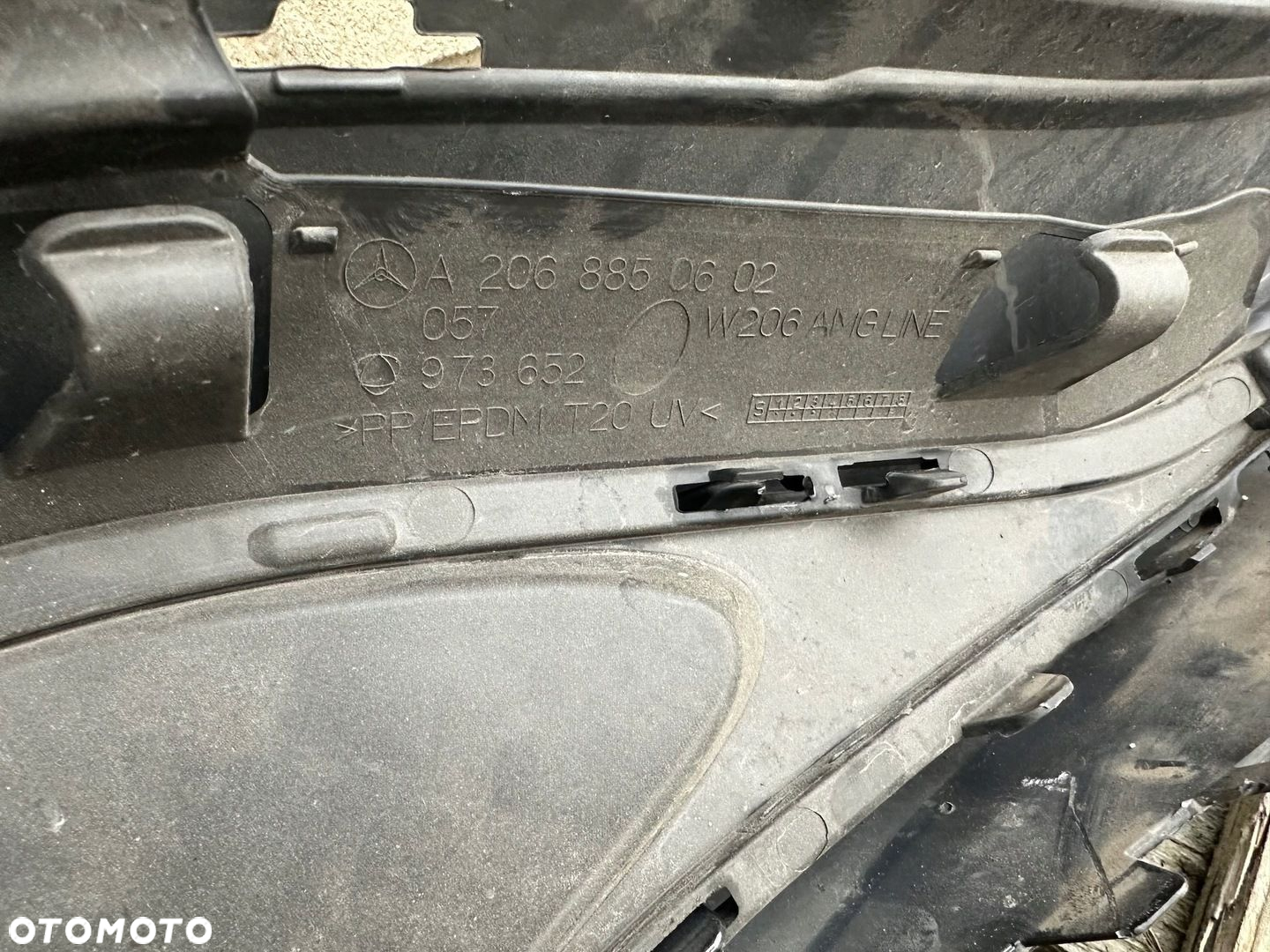 ZDERZAK PRZÓD PRZEDNI MERCEDES C KLASA W206 2021- AMG  KRATKA A2068850602 - 12