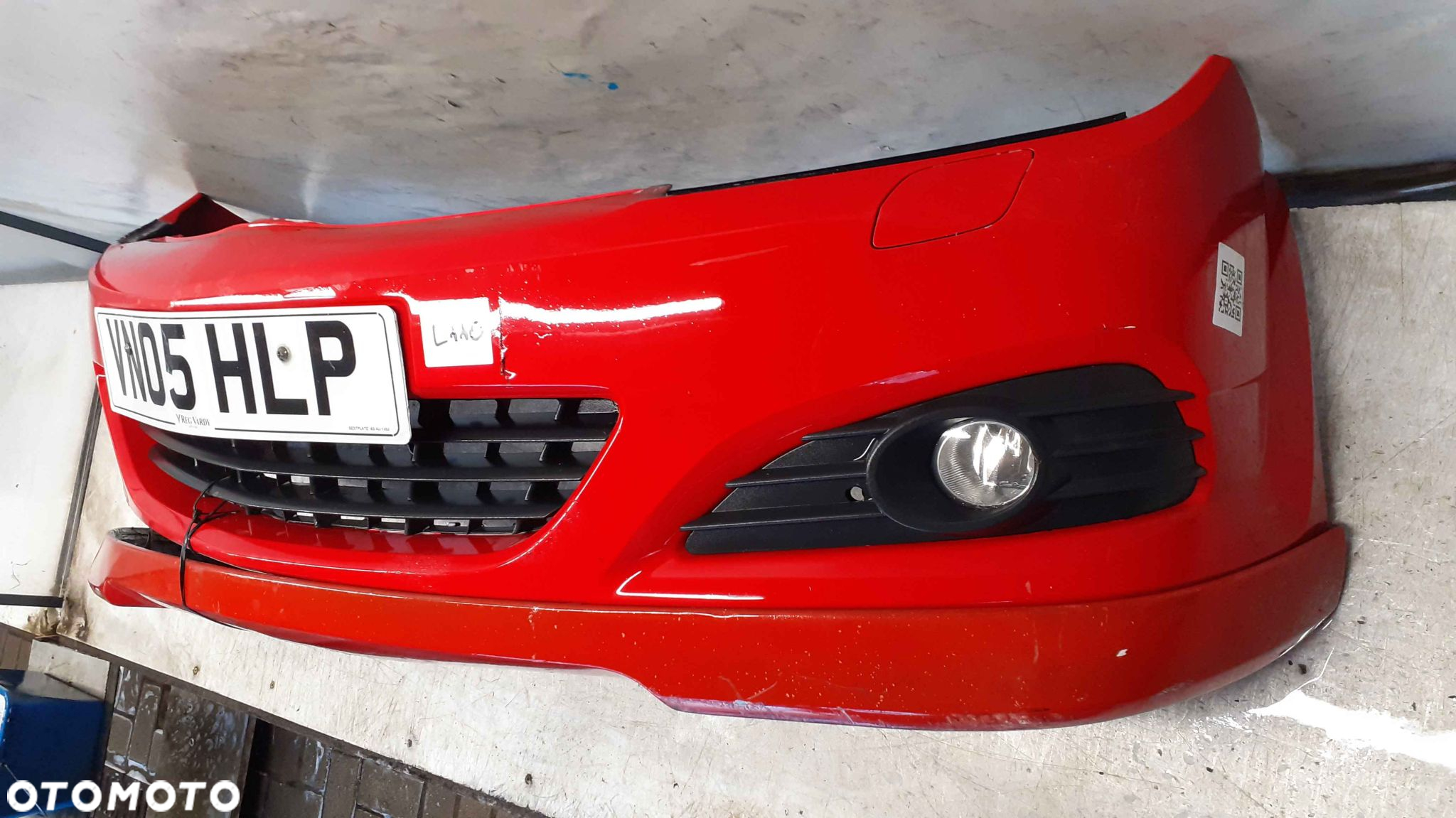 } ZDERZAK PRZÓD PRZEDNI OPEL ASTRA H 3 III GTC Y547 CZERWONY HALOGENY DOKŁADKA! - 3