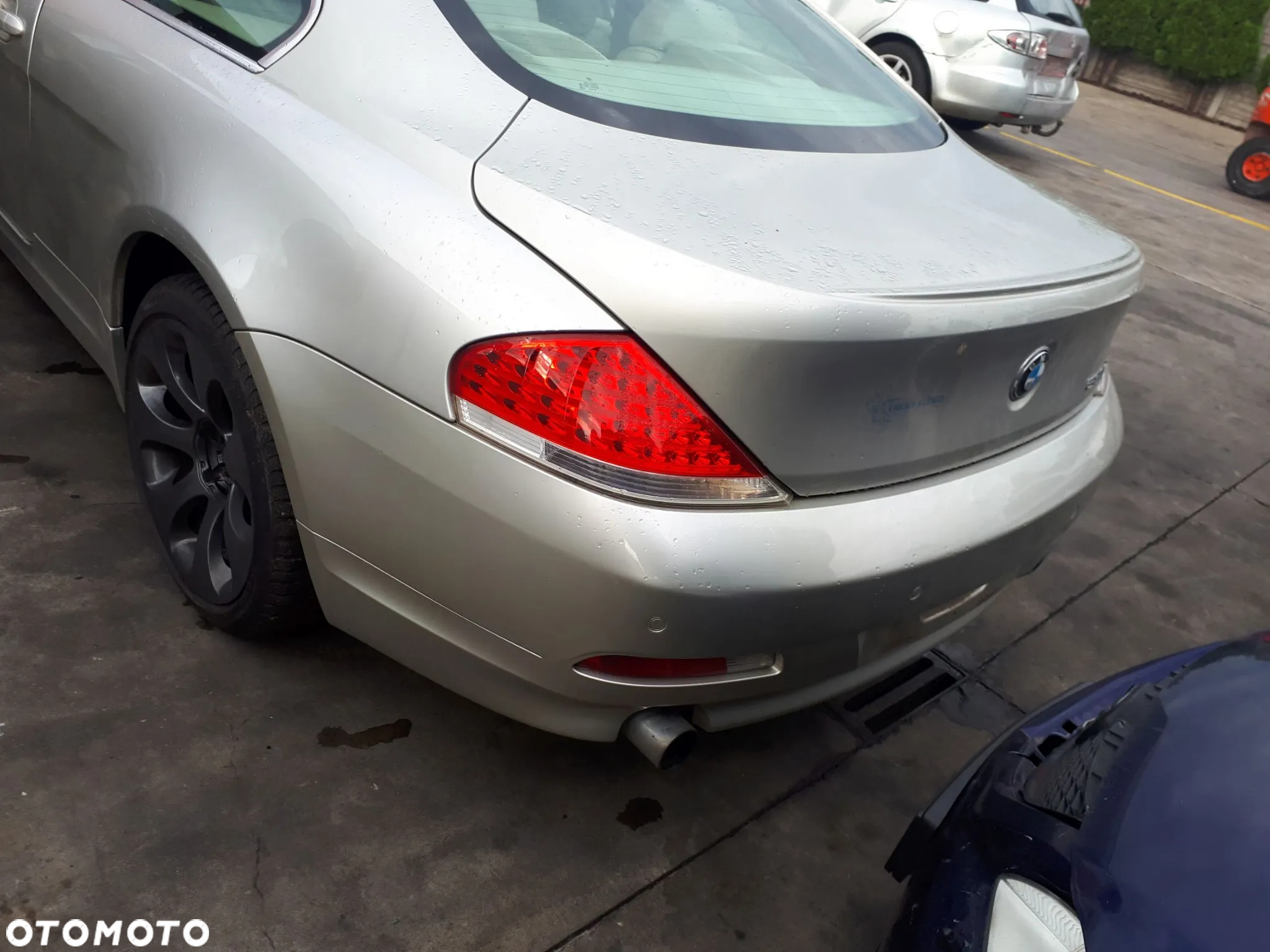 BMW E63 6 630i 03-06 ZDERZAK PRZÓD PRZEDNI PDC SPRYSKI A14/7 MINERALSILBER - 13