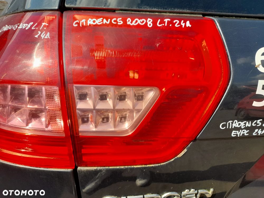 CITROEN C5 III X7 LAMPA LEWY TYŁ LEWA TYLNA KLAPA Z KLAPY W KLAPĘ - 2
