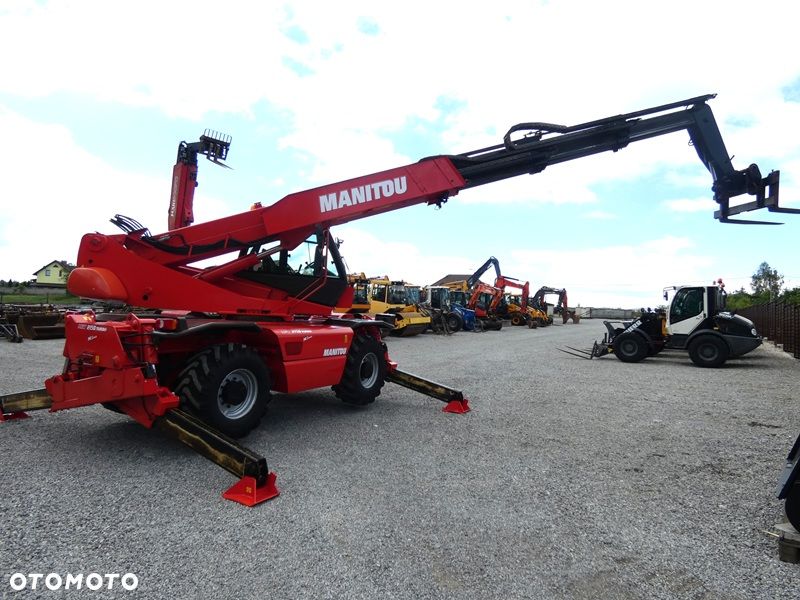 Manitou MRT2150 ROTO / Sprowadzona / Pilot , wciągarka, łyżka + widły / - 9