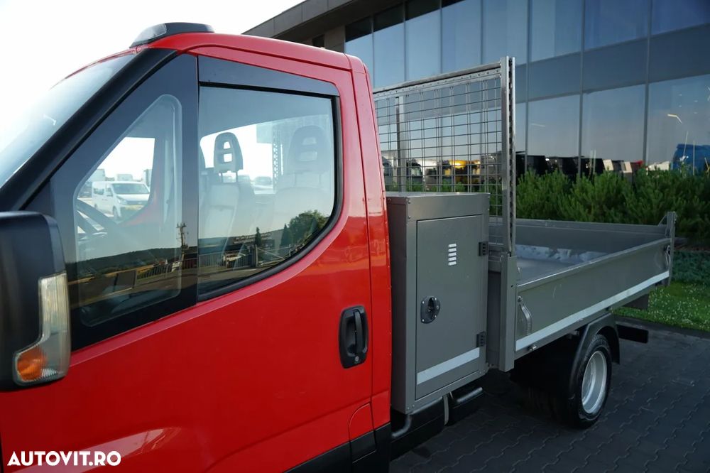 Iveco DAILY 35-130 / BASCULATOR SPATE / DUBLU / MANUAL / PIELE / EURO 6 - 21