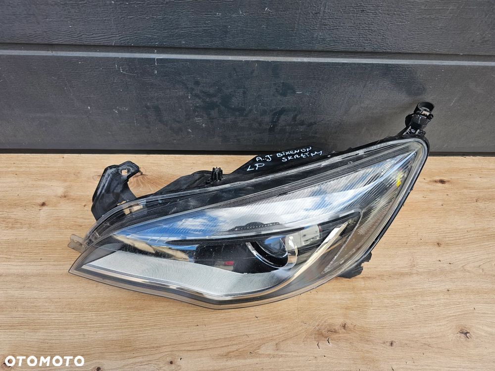 LAMPA LEWA PRZEDNIA LEWY PRZÓD OPEL ASTRA J BI-XENON EUROPA DEMONTAŻ ORYGINAŁ PRZED LIFT PO LIFT 13253650 - 2