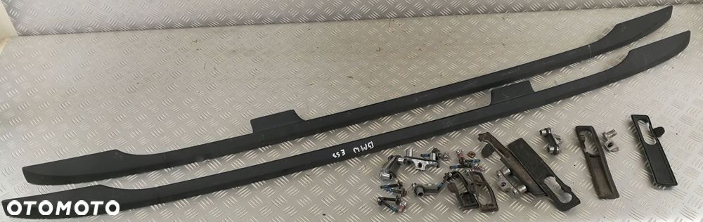 relingi dachowe dachu listwy czarne komplet BMW X5 E53 LIFT - 3