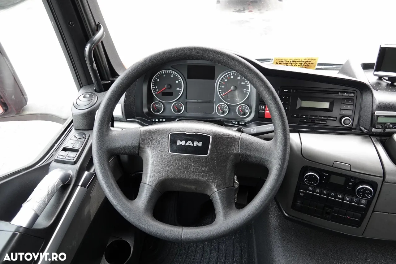 MAN TGS 35.360 / 8x2-4 / CAMION + HDS FASSI F165 A.2.22 / AXIE LIFTATOR / 4 AXI / GAMA HIDRAULICA / TROLIU / ASISTENTA RUTIERA - 29