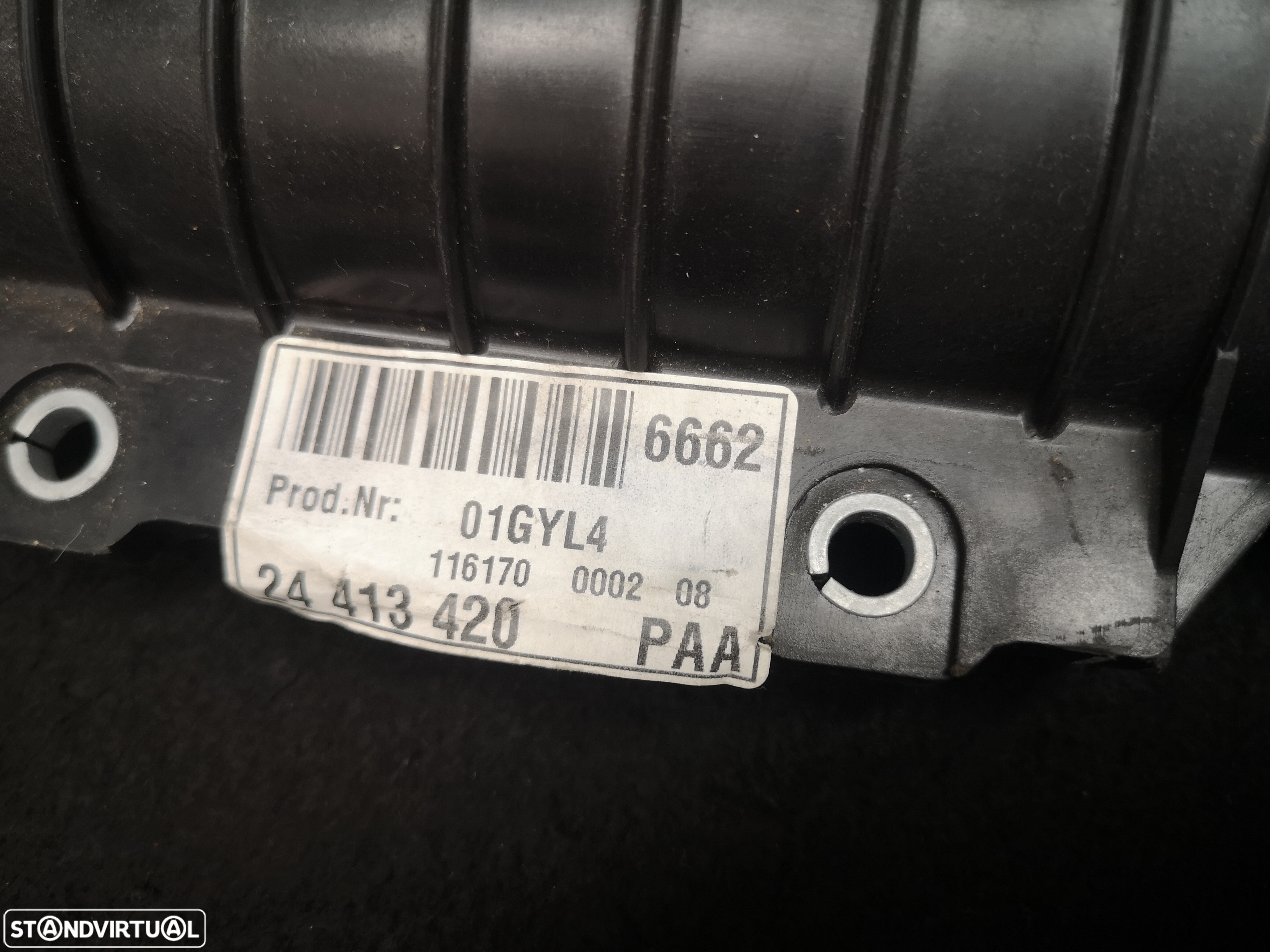 Airbag do tablier pasageiro opel vectra signum   2002+ (2x no estoque) - 2