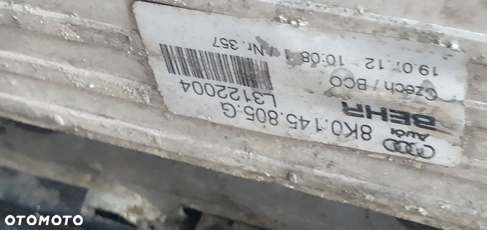 Pas przedni kompletny chłodnice wentylatory belka Audi A4 B8 Lift 2.0 TDI 8K0145805G - 8
