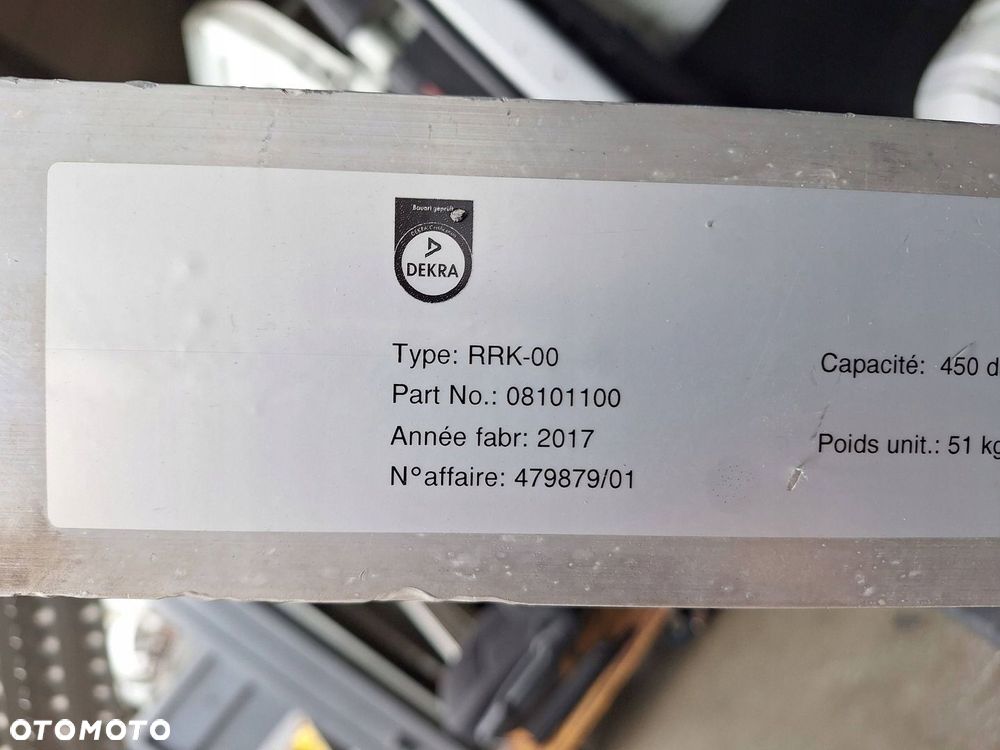 RAMPA ALUMINIOWA PODJAZD DLA NIEPEŁNOSPRAWNYCH NAJAZD RENAULT CITROEN FIAT - 11
