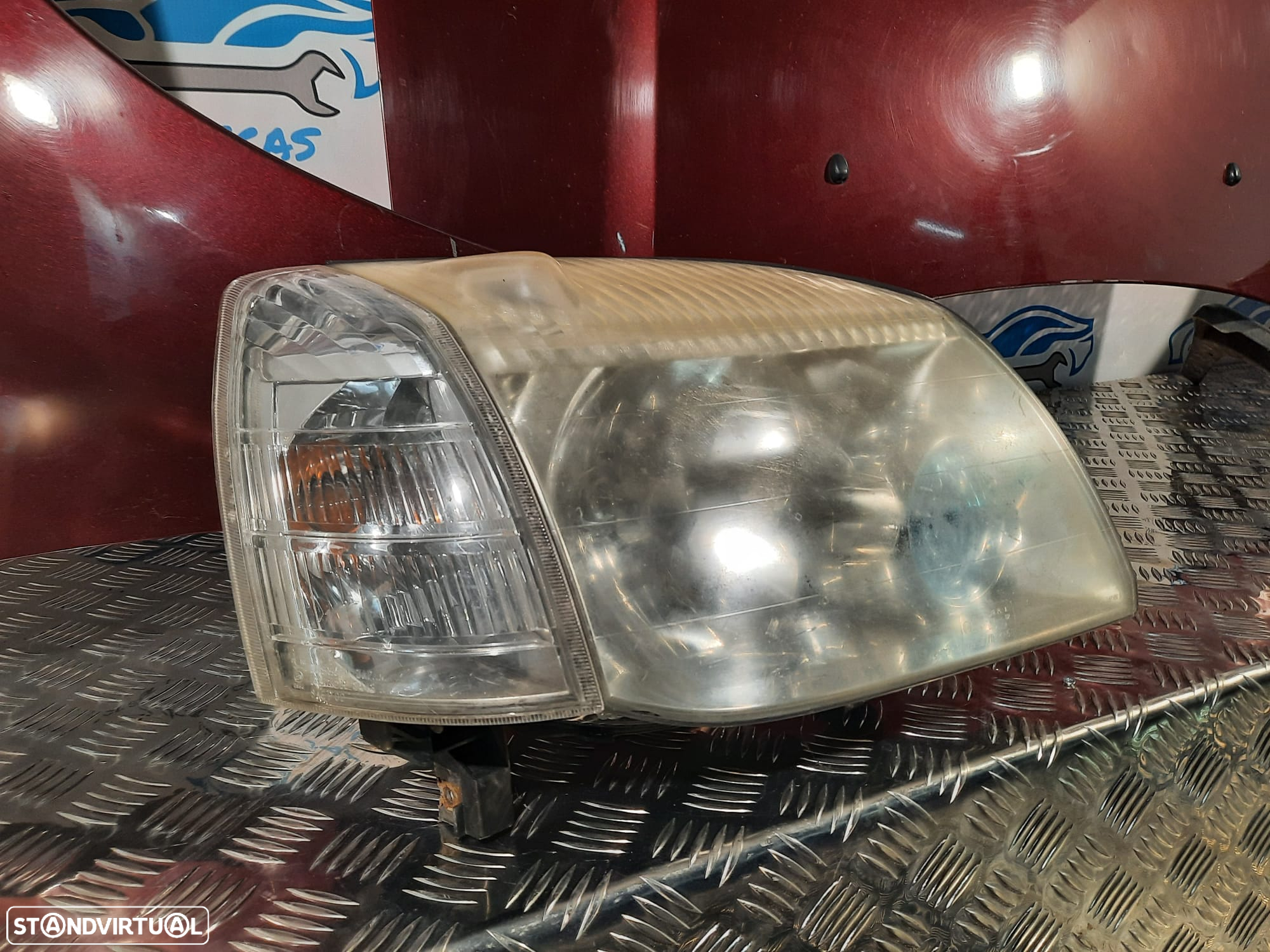 FRENTE COMPLETA NISSAN XTRAIL T30 CAPOT PARACHOQUES GUARDA-LAMAS OTICAS RADIADOR VENTILADOR FRENTE FIBRA REFORÇO - 5