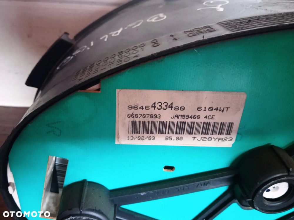 Licznik Citroen Berlingo 9646433480 5550003000 - 4