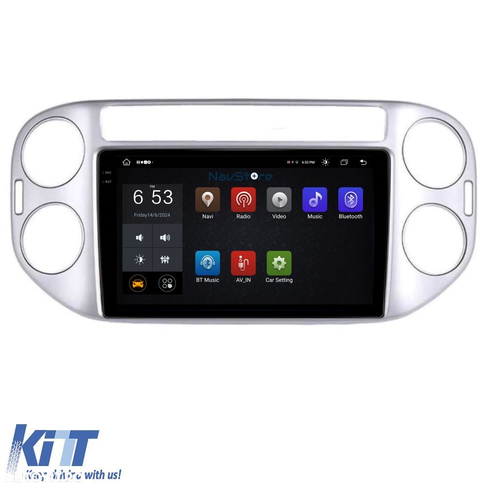 Navigatie Android Dedicata Volkswagen Tiguan (2006-2016), Display 2K, - 4