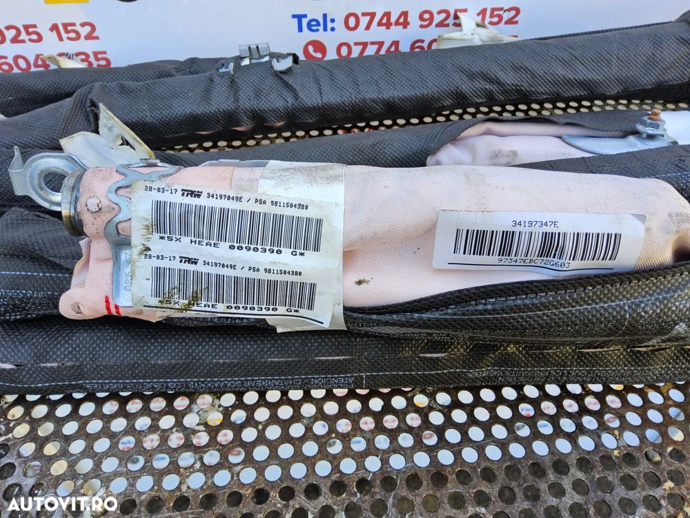 Airbag cortina Peugeot 3008 an 2016-2024 airbag lateral stânga dreapta Peugeot 3008 II - 4