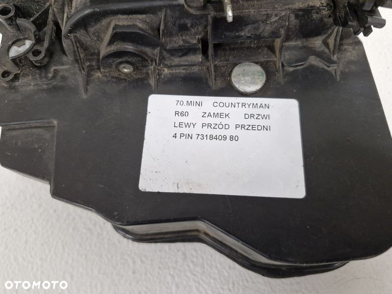 MINI COUNTRYMAN R60 ZAMEK DRZWI LEWY PRZÓD PRZEDNI 4 PIN 7318409 EU - 2