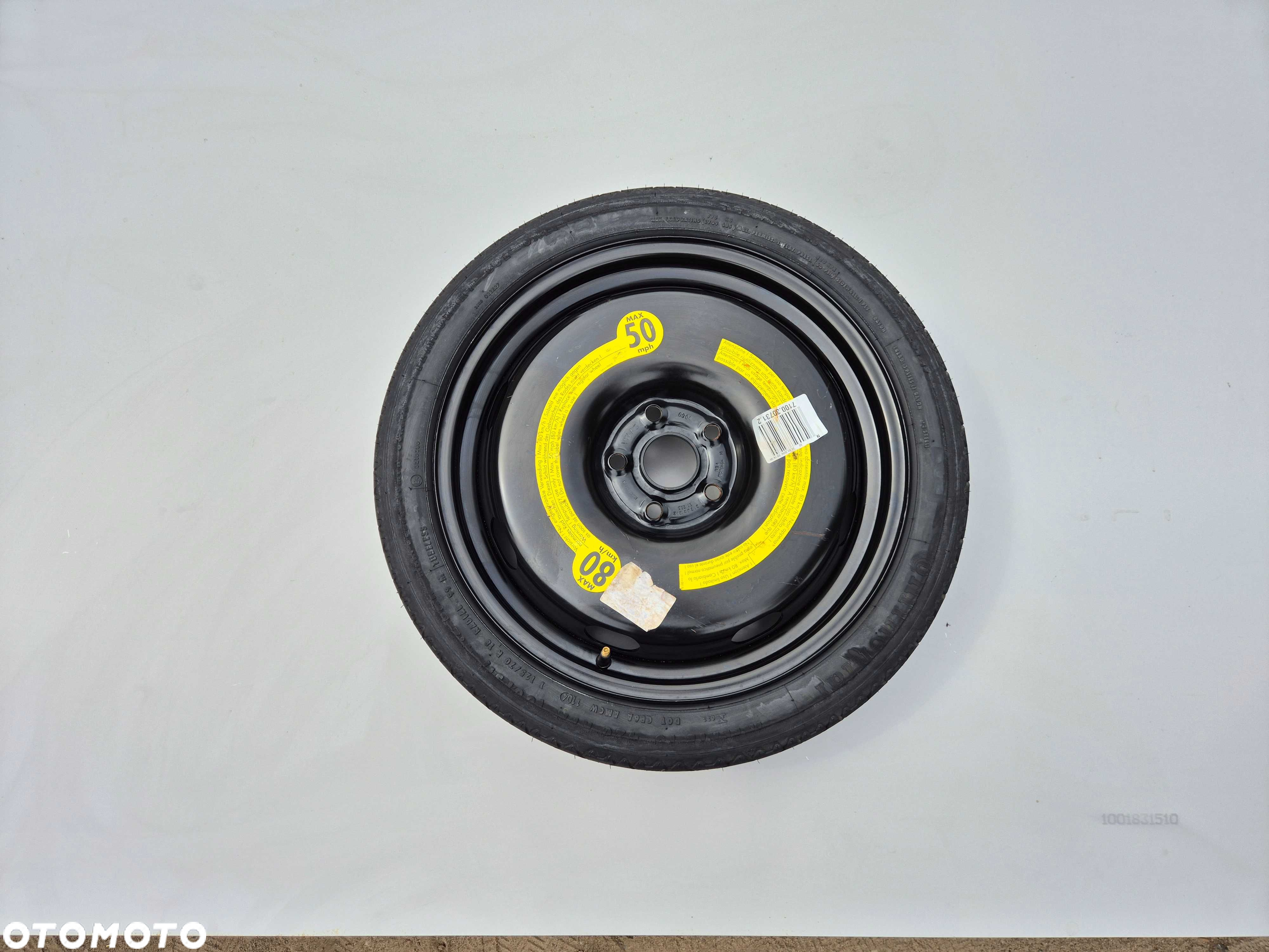 Koło Dojazdowe R18 Cali ET 25,5 5x112 Audi VW Seat Skoda Oryg A3 8P - 3