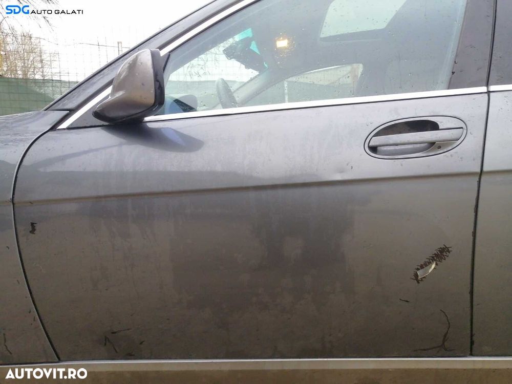 Maner Exterior Deschidere Actionare de pe Usa Portiera Stanga Fata BMW Seria 7 E65 E66 730 Facelift 2001 - 2008 Culoare A36/7 Titangrau II Metallic - 3