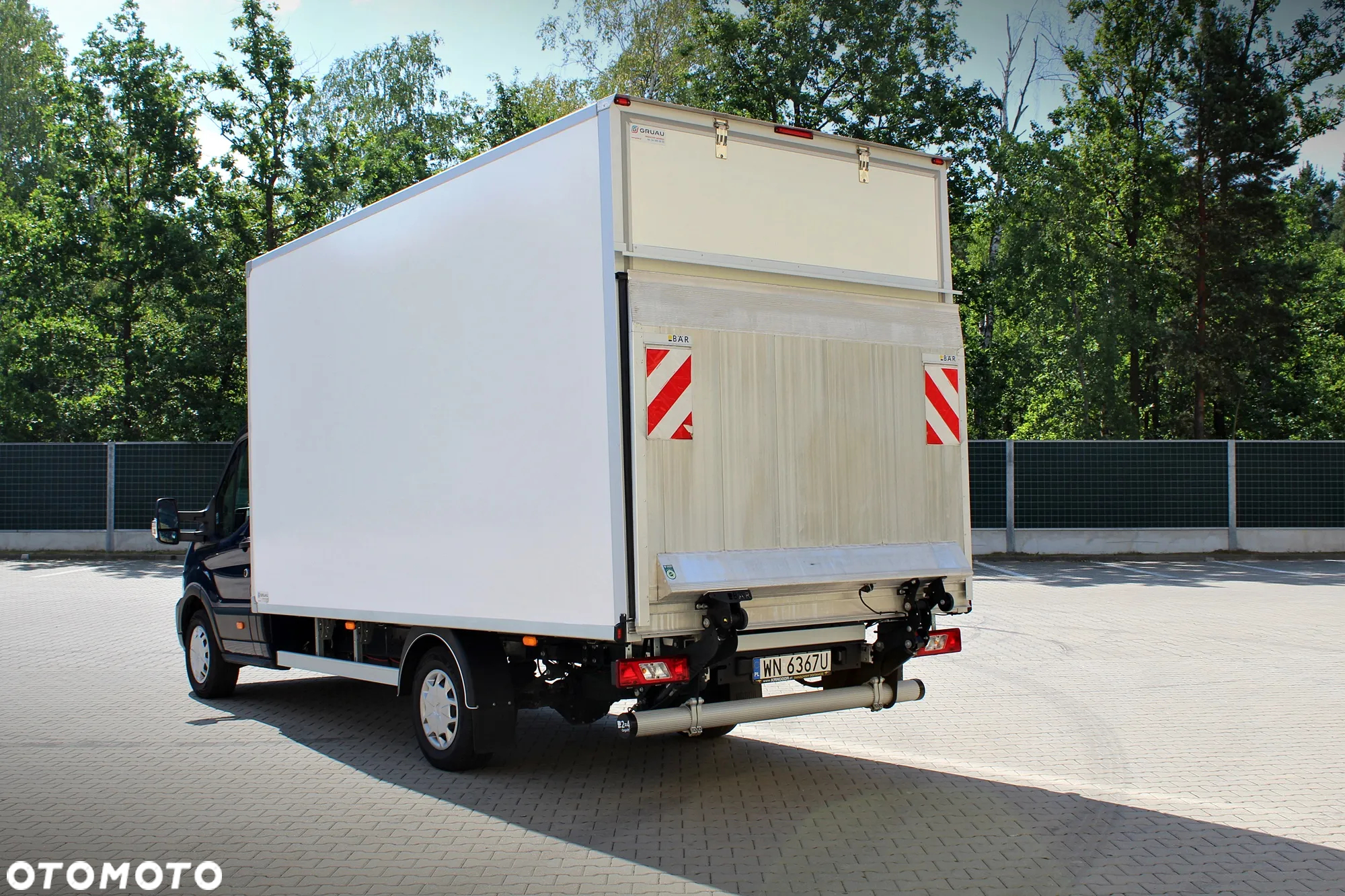 Ford Transit kontener 9 euro palet + winda BAR 750kg - 8