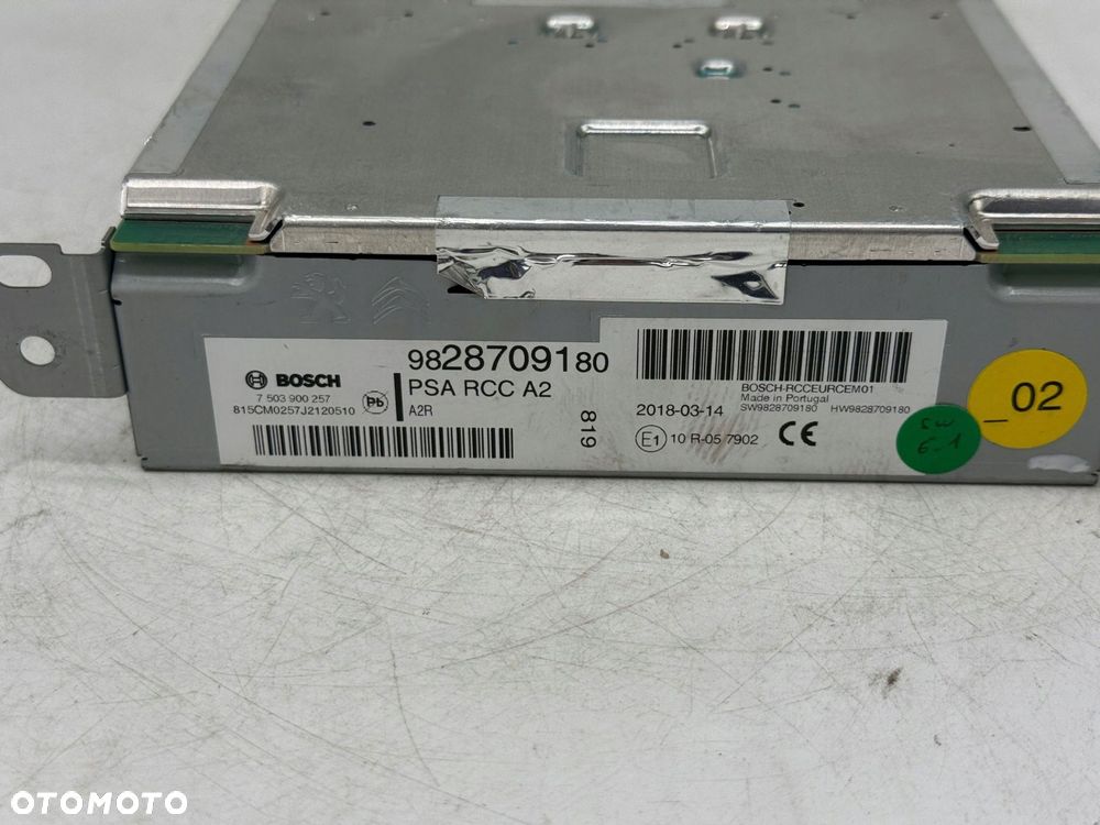 stacja multimedialna radio peugeot 208 9828709180 - 4
