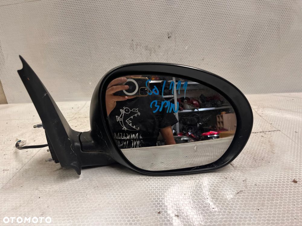 LUSTERKO PRZOD PRZEDNIE ELEKTRYCZNE PRAWE NISSAN JUKE F15 Z11G CZARNY 3PIN - 4