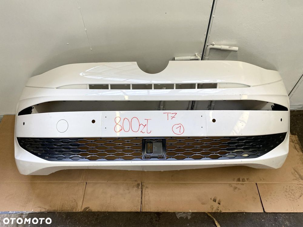 VW T7 MULTIVAN TRANSPORTER 21- ZDERZAK PRZEDNI 4XPDC RADAR 7T0 7T0807221C - 1